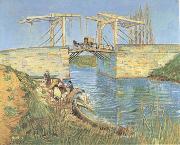 Vincent Van Gogh The Langlois Bridge at Arles (mk09) china oil painting reproduction